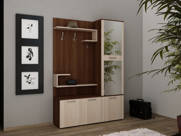 Портманто АМАДЕУС (милано/дъб сонома)